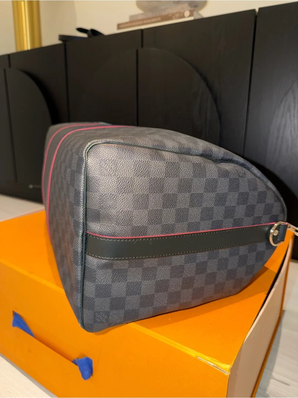 Louis Vuitton Keepall Bandoulière 50 Damier Graphite